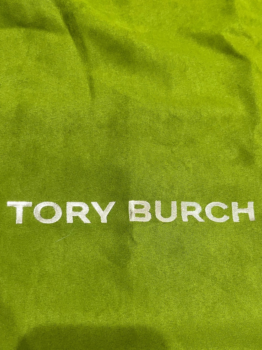 2 Tory Burch dust covers. large Olive Green and small tan never used